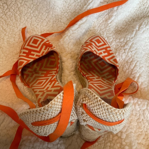 🌞☀️ Get ready for summer!Tory Burch wrap around ankle espadrilles - Picture 3 of 5
